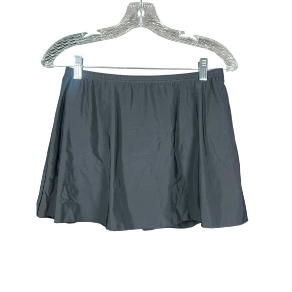 Miraclesuit Swim Skirt‎ Black Size 10 NWT Flattering Control Slimming Beach Pool - Picture 1 of 9